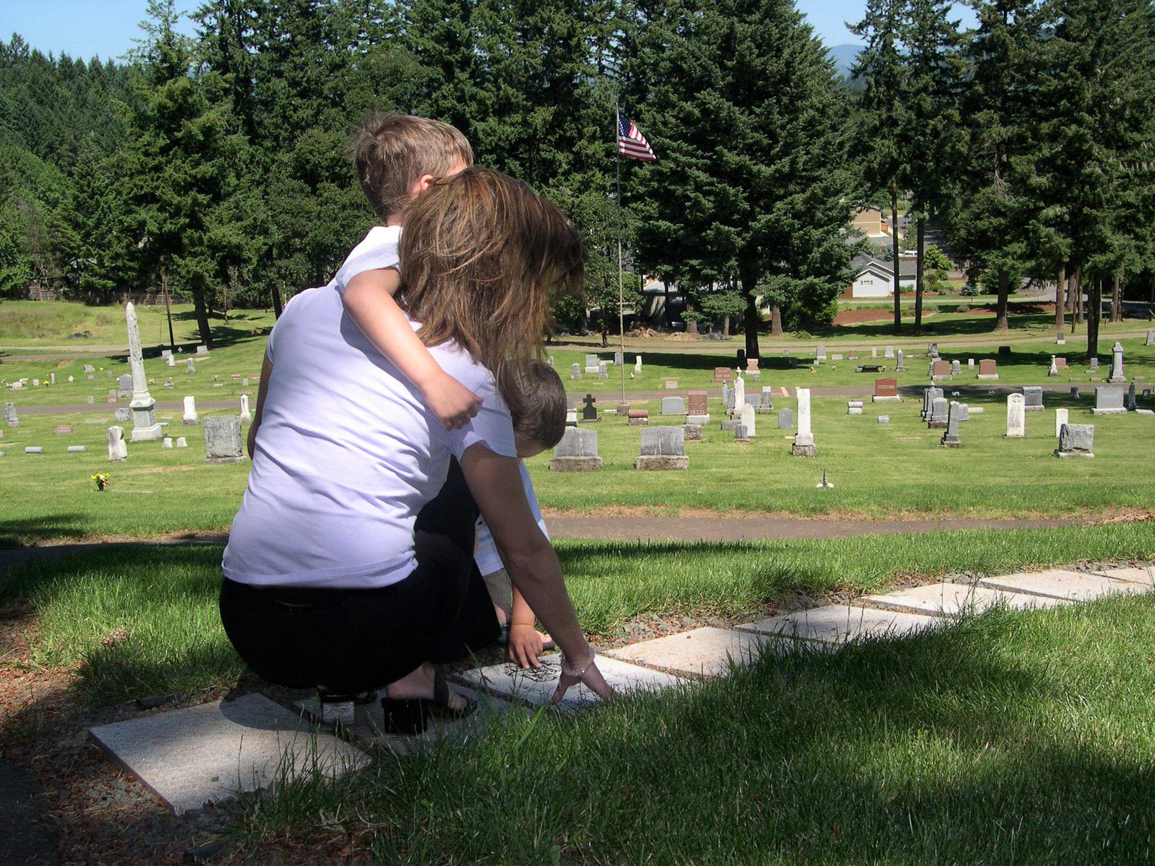 Fir Grove Cemetery Memorial Stepping Stone Path 2